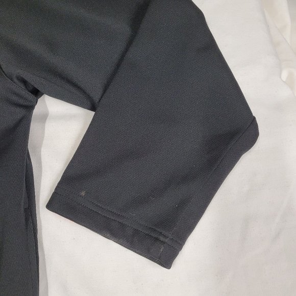 Oscar De La Hoya full zip warm up jacket men sz M Medium black red - Picture 3 of 9